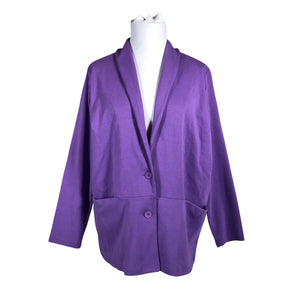 Unisex Nanso - Sweat jacket, size 48 - Violet (1)