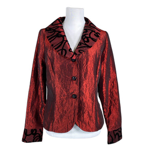 Unisex Shenina - Dress jacket, size 38 - Wine red (1)