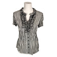 Unisex Kriss - Short-sleeved blouse, size 36 - White ()