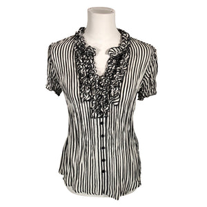 Unisex Kriss - Short-sleeved blouse, size 36 - White (1)