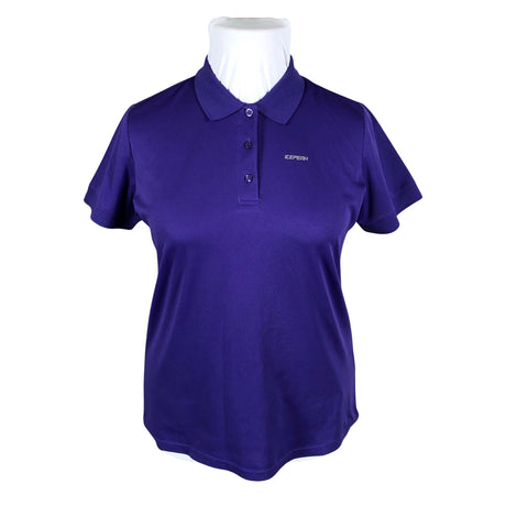 Unisex Icepeak - Sports shirt, short sleeve, size 44 - Violet ()