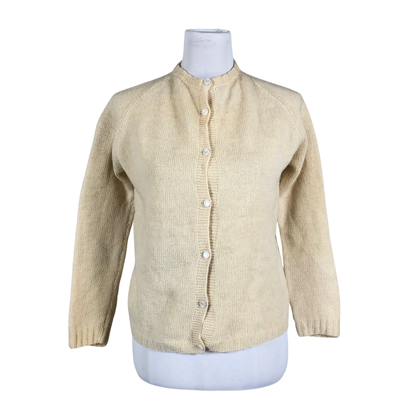 Unisex Handmade - Cardigan, size 38 - Beige (1)