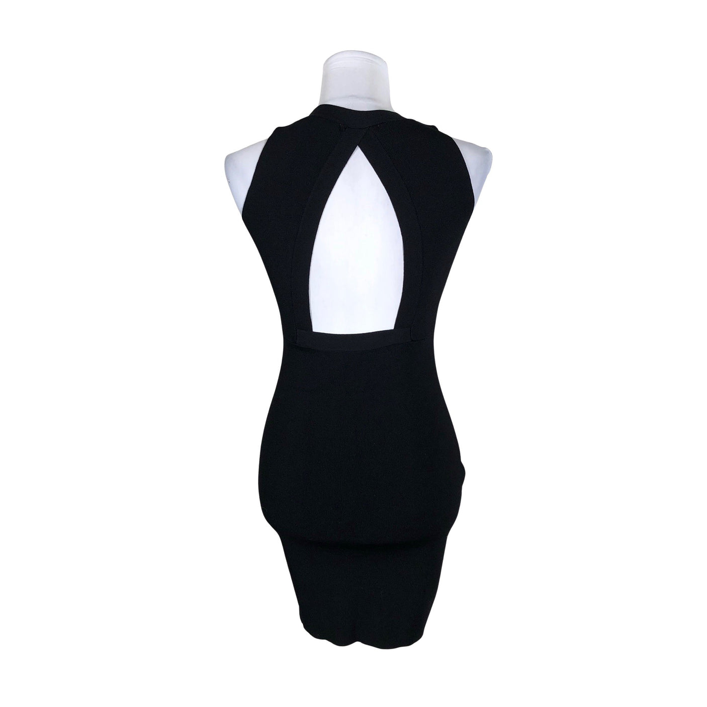 Unisex Glamorous - Tricot dress, size 36 - Black (2)