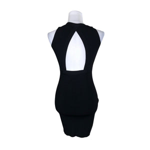 Unisex Glamorous - Tricot dress, size 36 - Black (2)