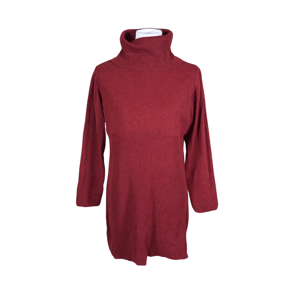 Unisex Rosebud - Knit tunic, size 40 - Wine red (1)
