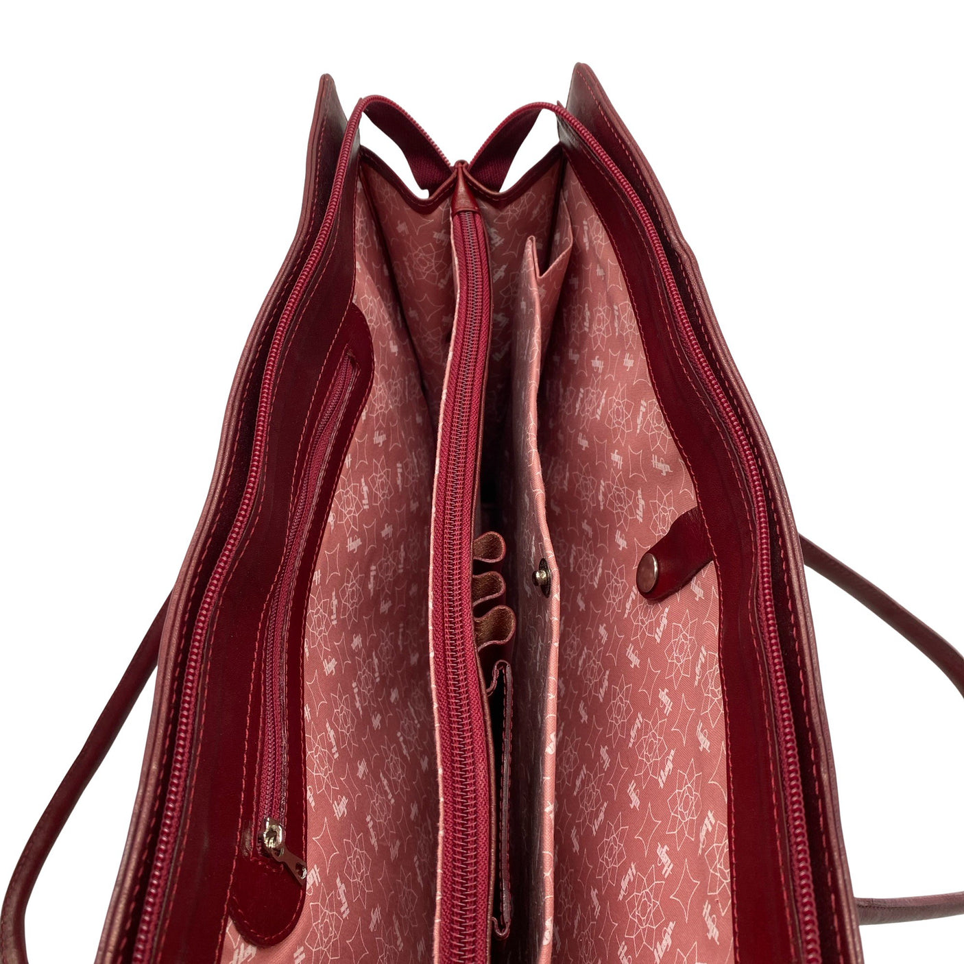 Unisex Hajn - Handbag, size Maxi - Wine red (3)