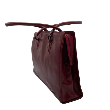 Unisex Hajn - Handbag, size Maxi - Wine red (2)