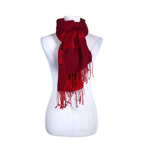 Unisex Pashmina - Scarf, size Maxi - Red (1)