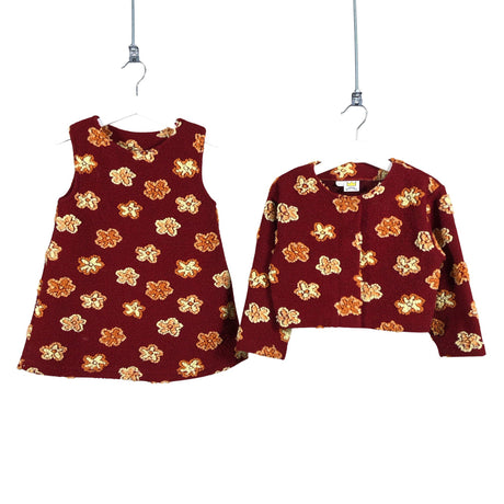 Unisex Kinderit - Sweatshirt dress, size 98 - 104 - Red ()