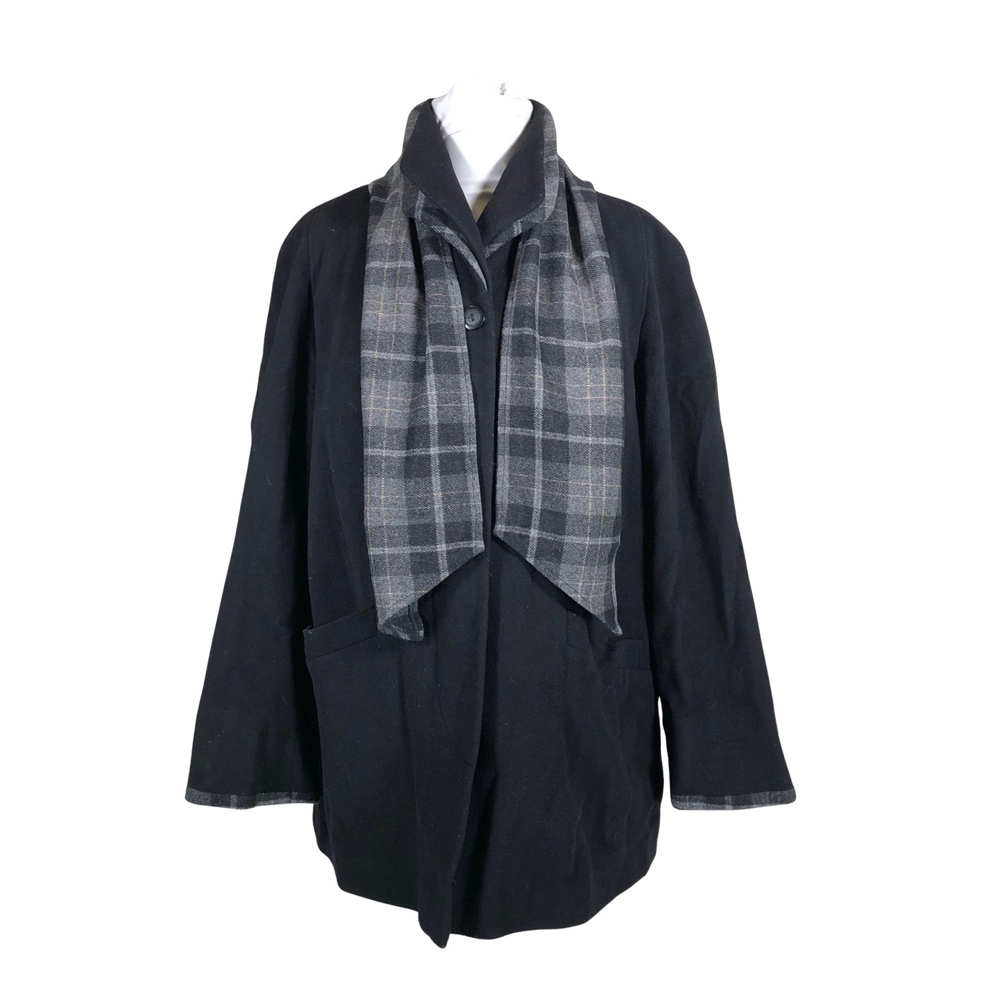 Unisex Bellandi - Wool coat, size 42 - Black (1)