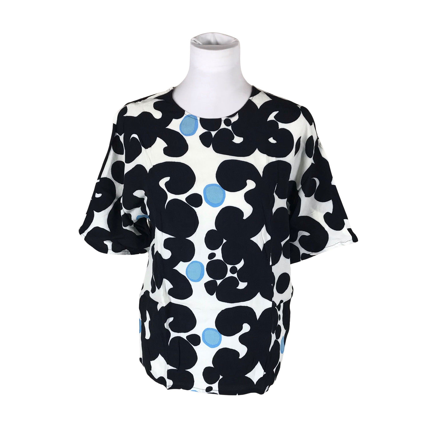 Unisex Marimekko - Short-sleeved blouse, size 40 - White (1)