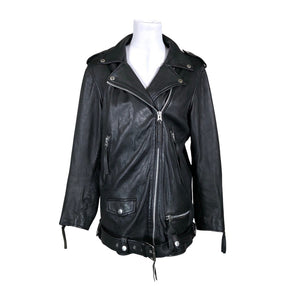 Unisex Human Scales - Leather jacket, size 36 - Black (1)