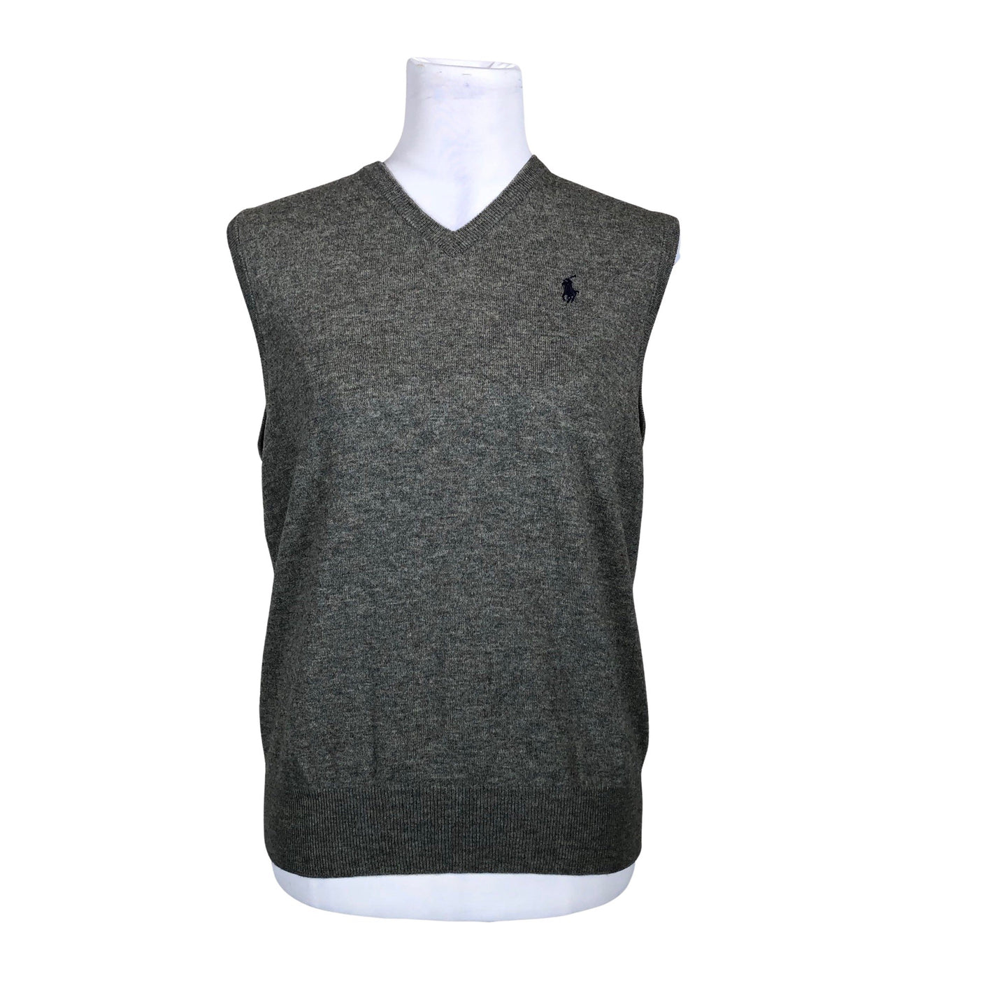 Unisex Polo Ralph Lauren - Knit vest, size 38 - Gray (1)