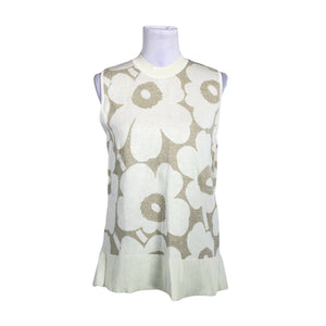 Unisex Marimekko - Knit vest, size 38 - Natural white (1)