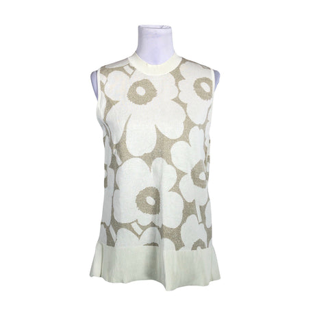 Unisex Marimekko - Knit vest, size 38 - Natural white ()