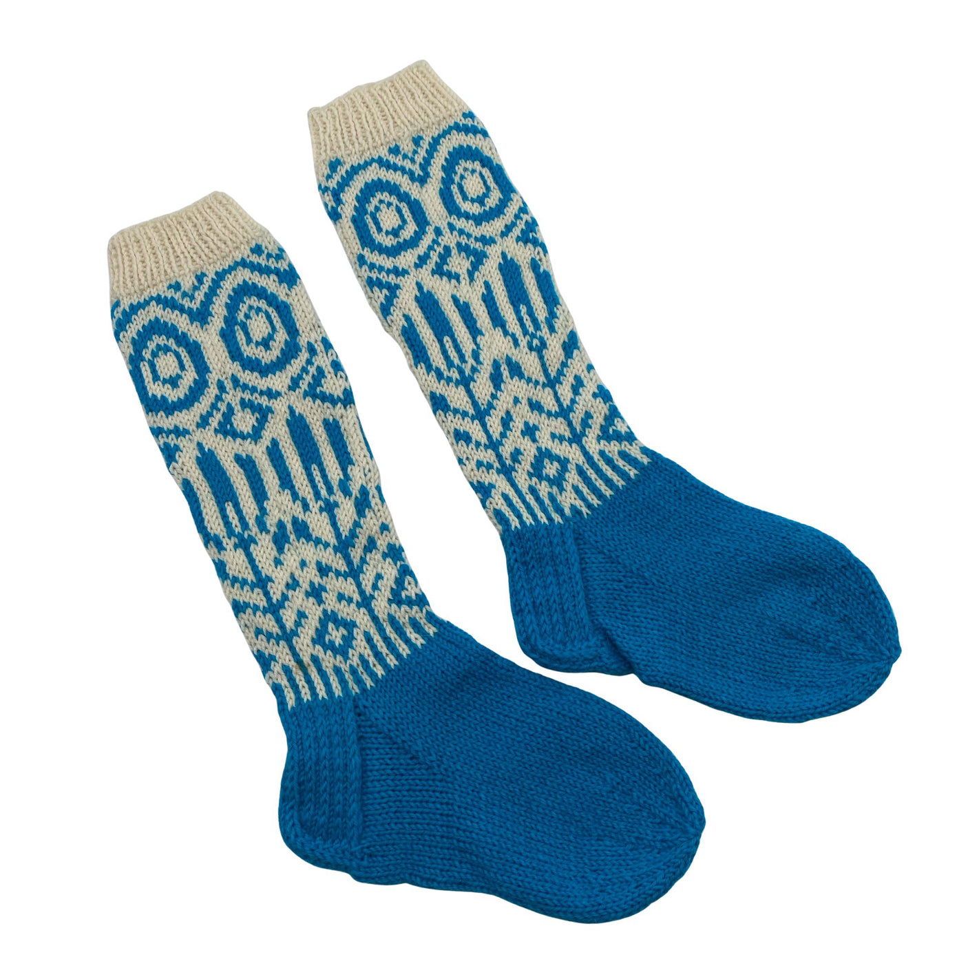 Unisex Handmade - Socks, size 39 - Turquoise (1)