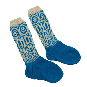 Unisex Handmade - Socks, size 39 - Turquoise (1)
