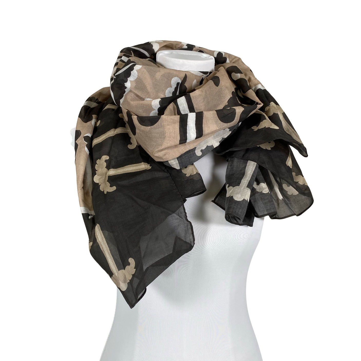 Unisex By Malina - Scarf, size Maxi - Brown (1)