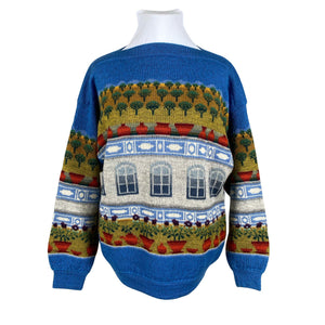 Unisex Kaislakerttu - Sweater, size 42 - Blue (1)