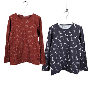 Unisex me&i - Tricot shirt, size 134 - 140 - Brown (1)