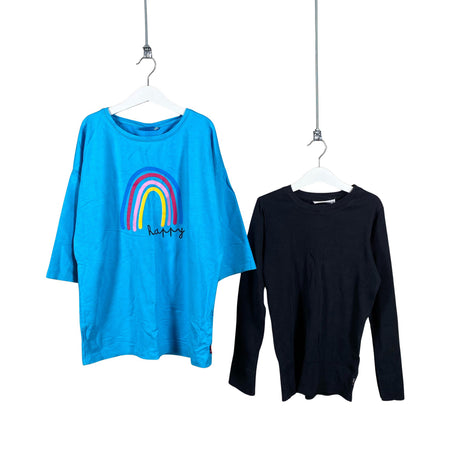 Unisex me&i - Sweatshirt tunic, size 152 - 158 - Turquoise ()