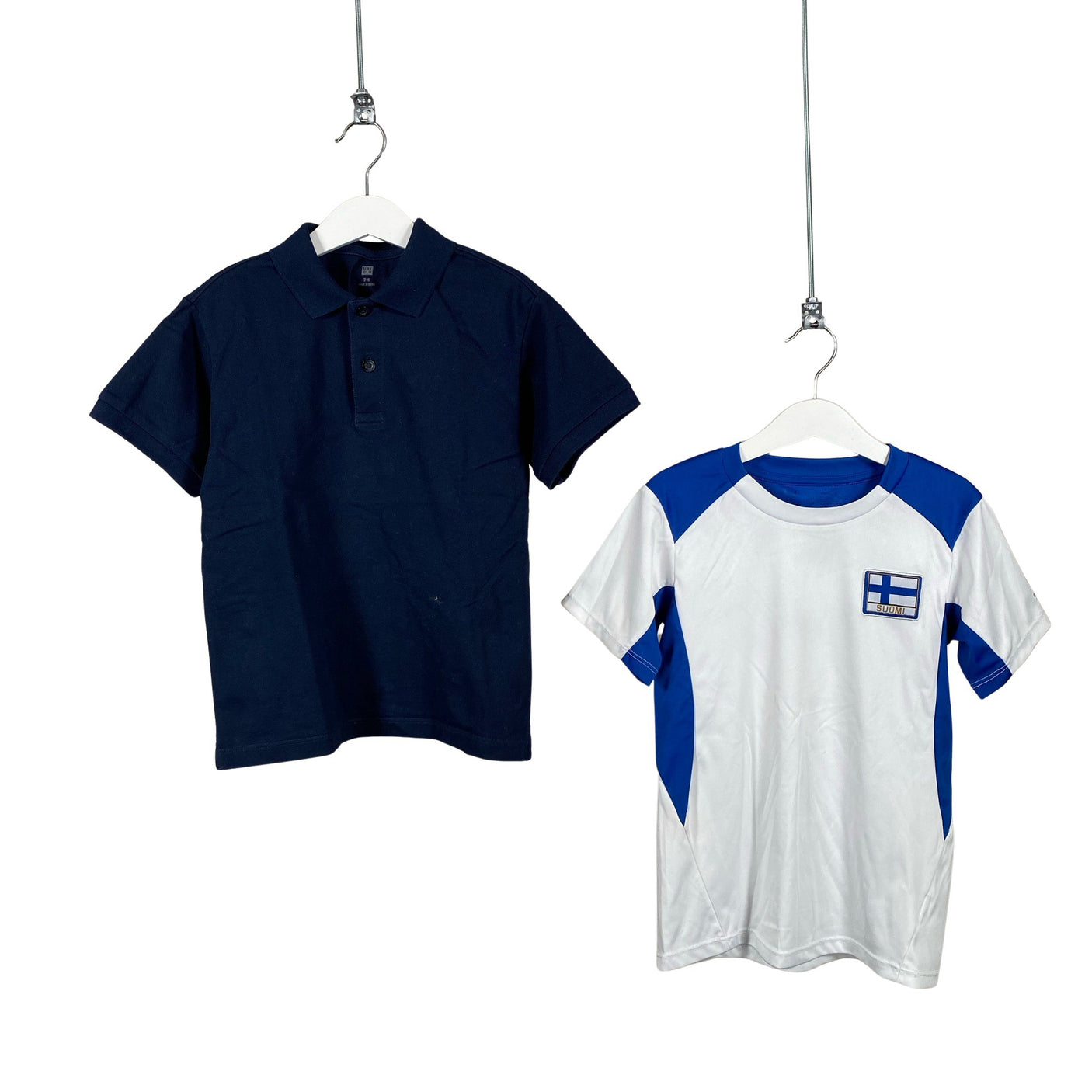 Unisex Uniqlo - Polo shirt, size 122 - 128 - Blue (1)