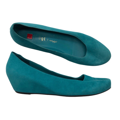 Unisex Högl - Wedge heel shoes, size 42 - Blue ()