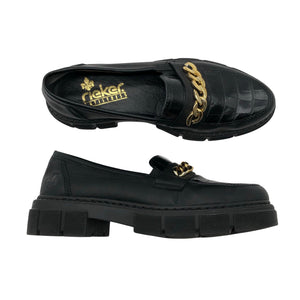 Unisex Rieker - Loafers, size 40 - Black (1)