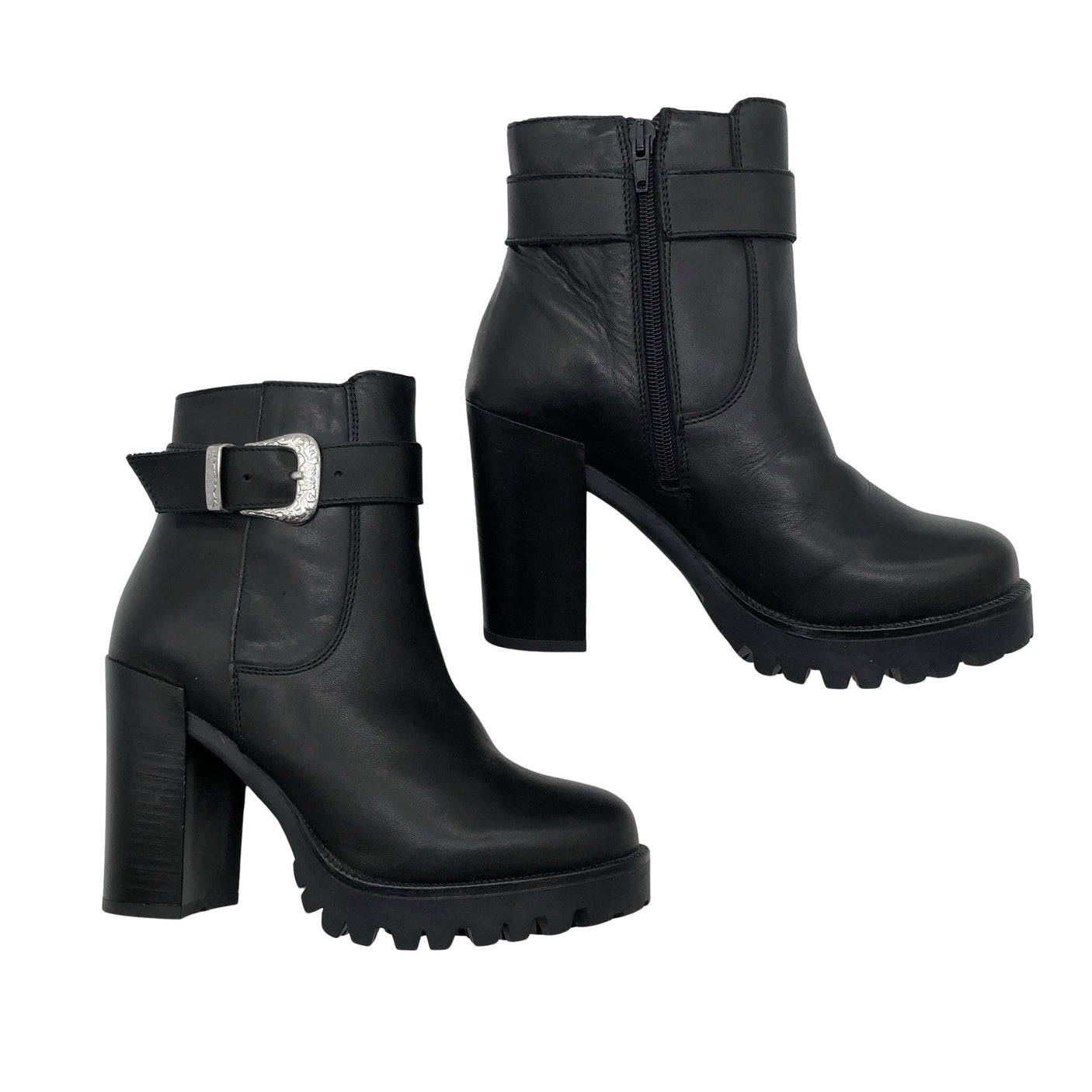 Unisex Zign - Ankle boots, size 39 - Black (1)