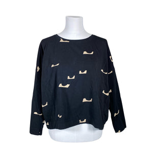 Unisex Papu - Tricot shirt, size 38 - Black (1)