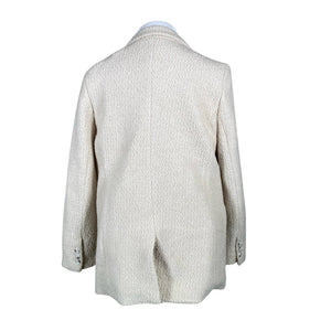Unisex Lindex - Wool coat, size 44 - Natural white (2)