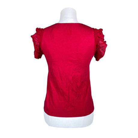 Unisex Massimo Dutti - Short-sleeved blouse, size 36 - Pink (2)