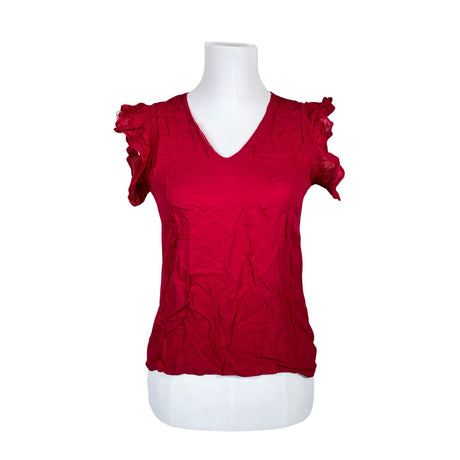 Unisex Massimo Dutti - Short-sleeved blouse, size 36 - Pink ()