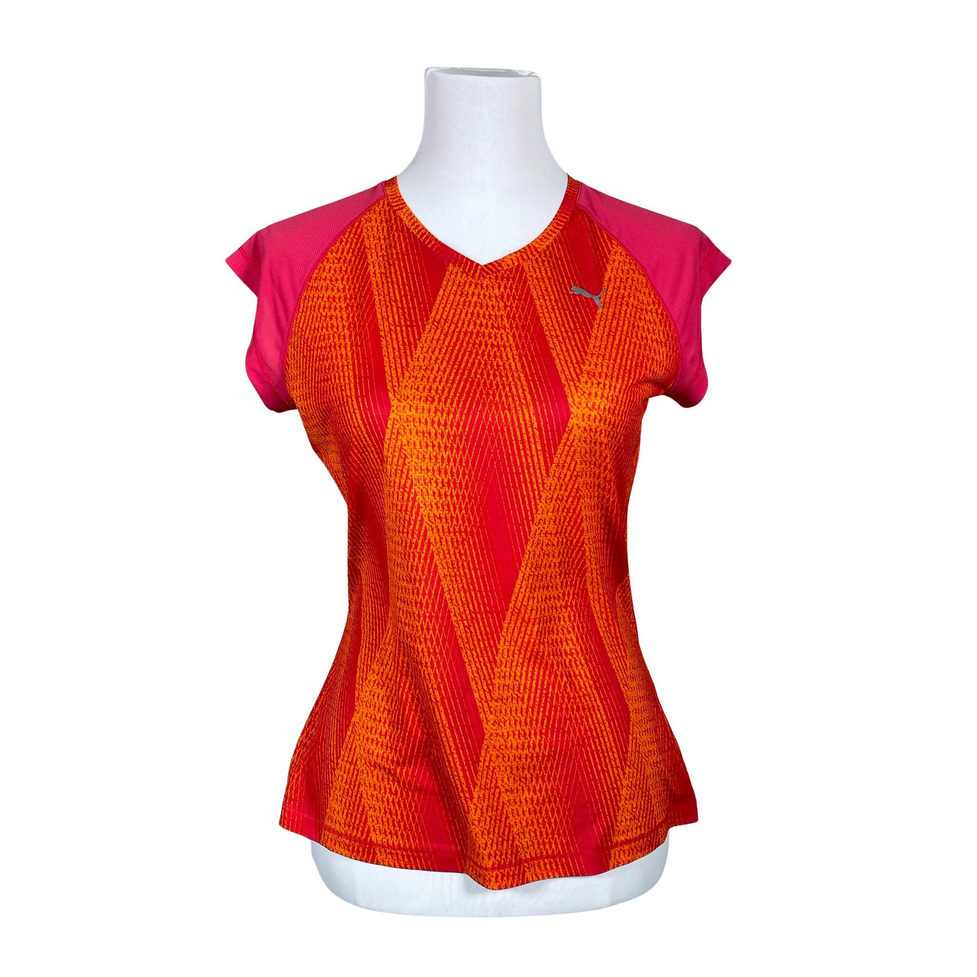 Unisex Puma - Sports shirt, short sleeve, size 36 - Pink (1)