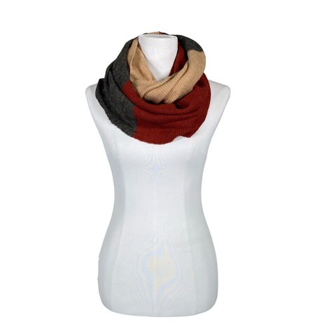 Unisex Part two - Circle scarf, size Maxi - Red ()