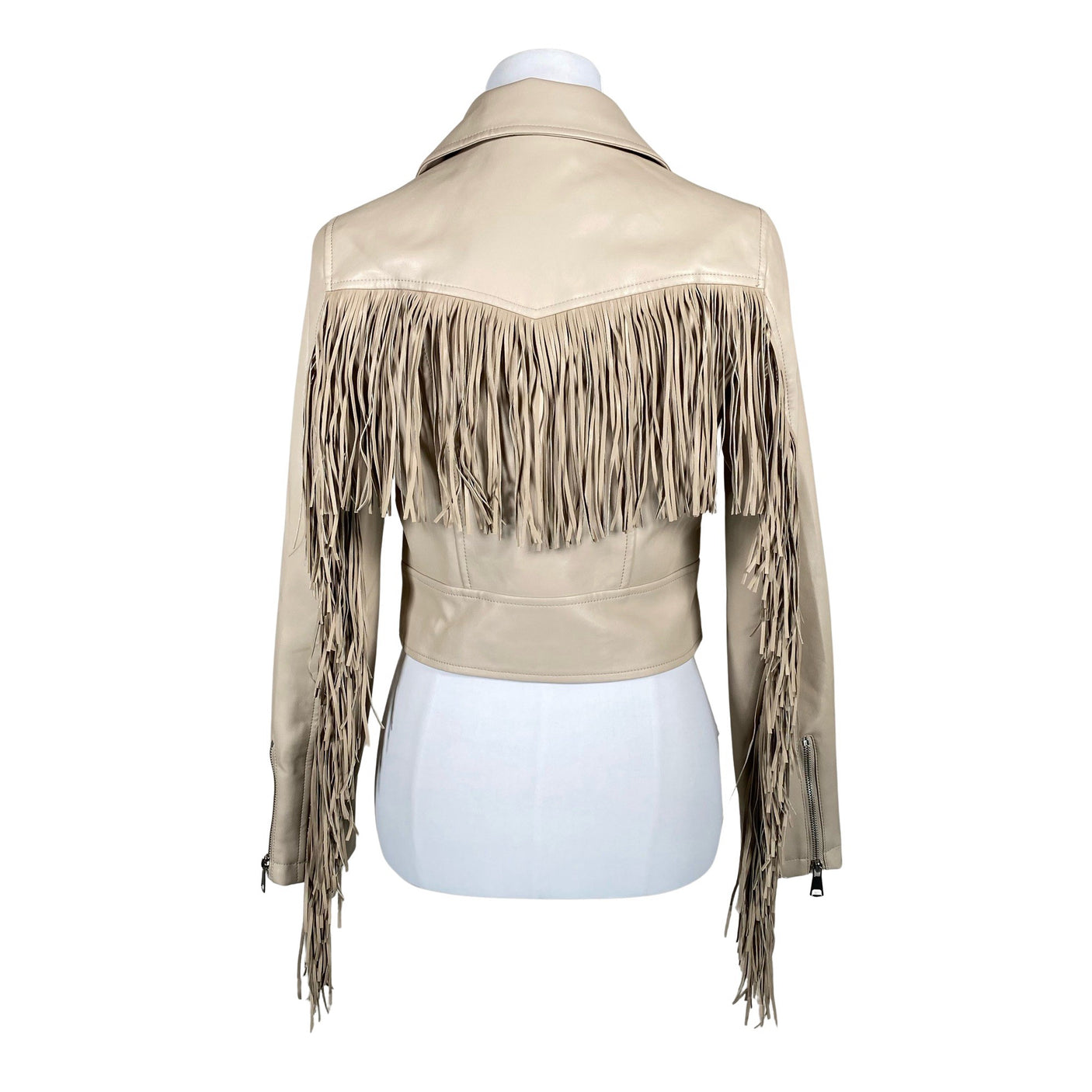 Unisex Copperose - Leather jacket, size 36 - Beige (2)