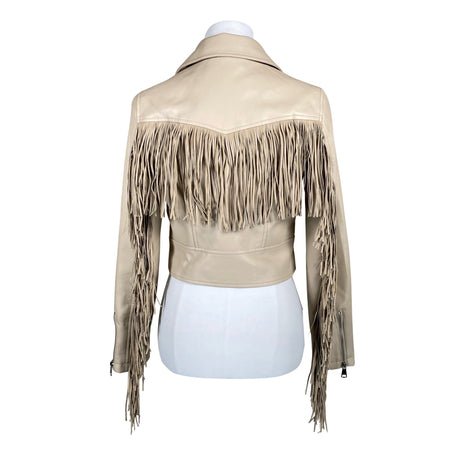 Unisex Copperose - Leather jacket, size 36 - Beige (2)
