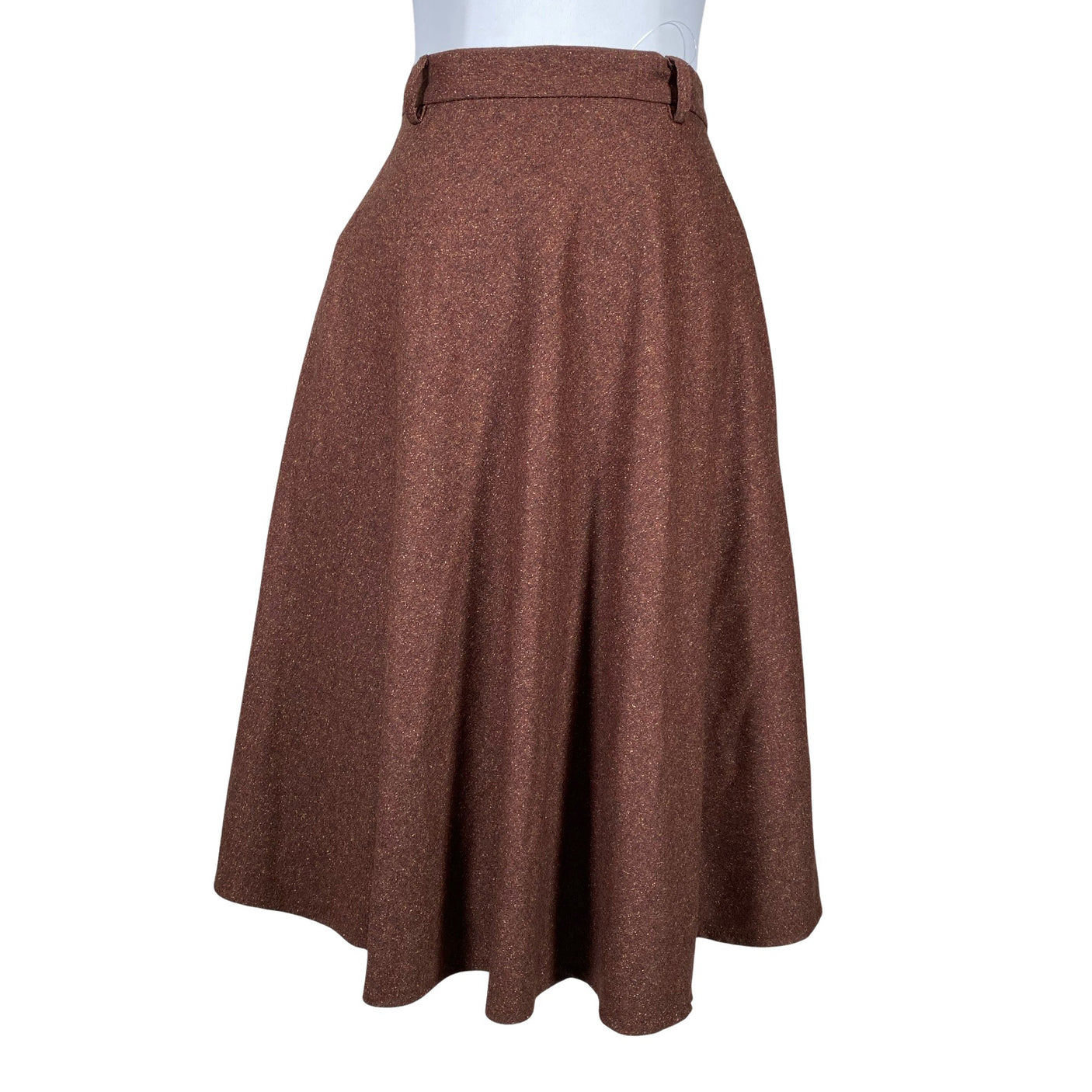 Unisex Emmy - Fabric skirt, size 36 - Brown (1)