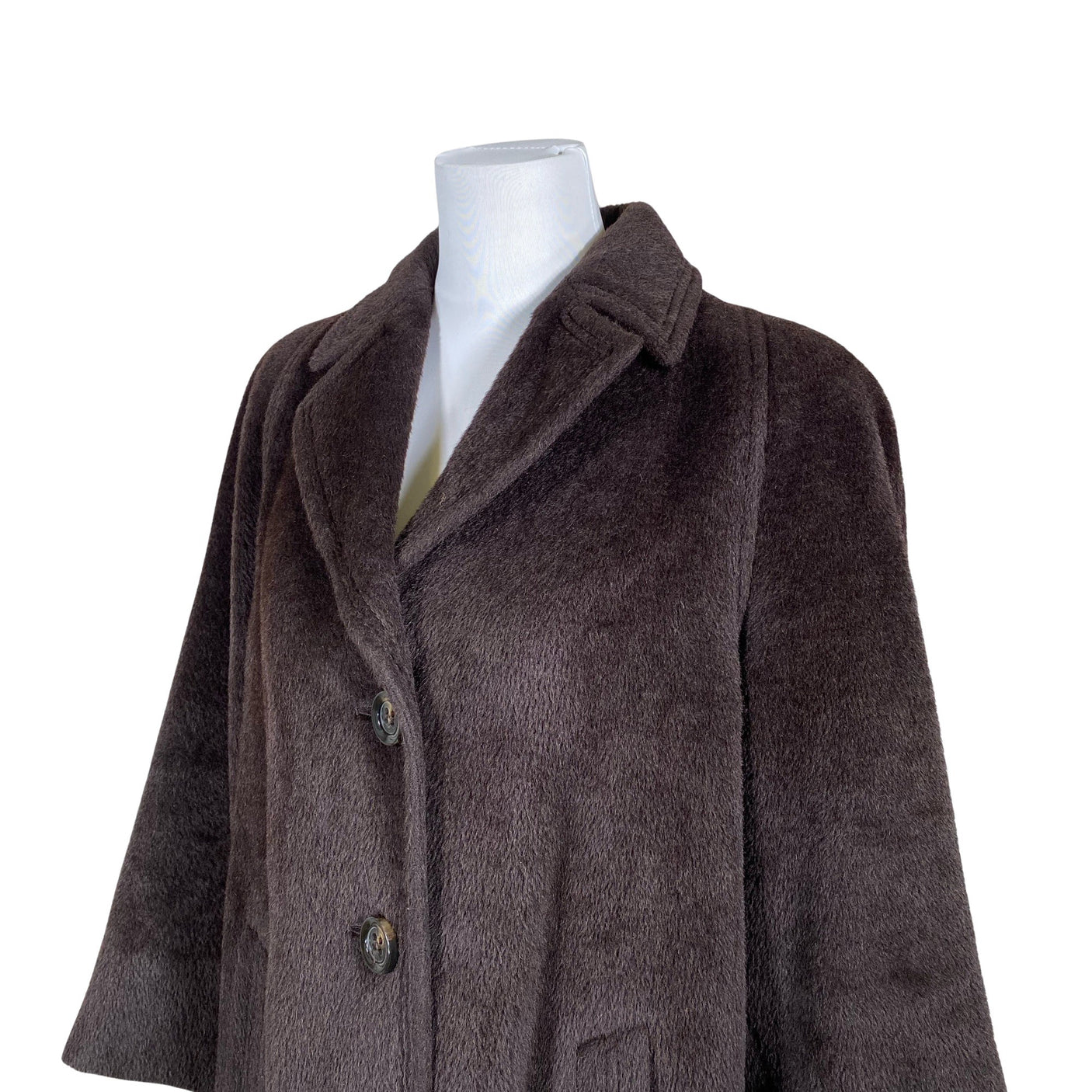 Unisex Manuela Conti - Wool coat, size 36 - Brown (3)