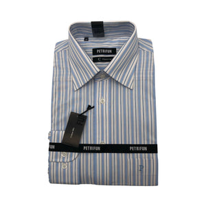 Unisex Petrifun - Collared shirt, size L - Light blue (1)