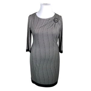 Unisex Apanage - Tricot dress, size 42 - Black (1)
