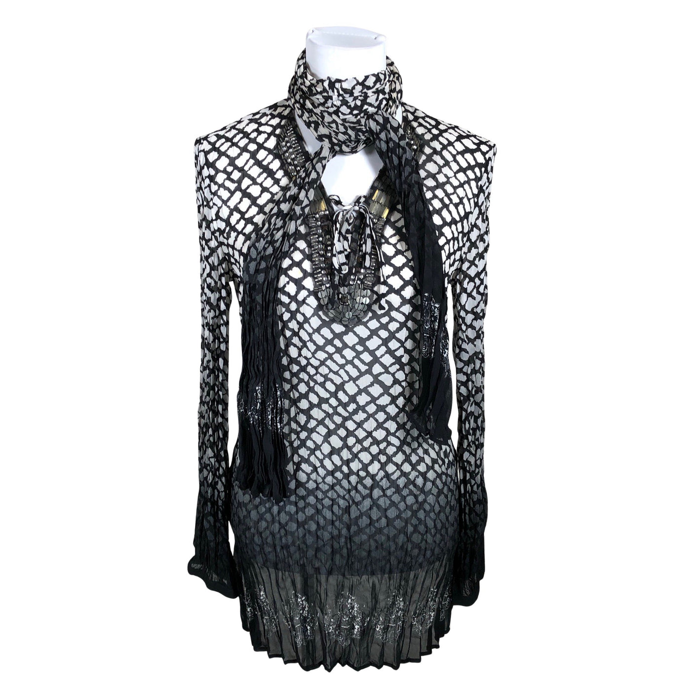 Unisex Taifun - Blouse, size 38 - Black (1)