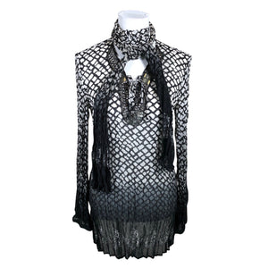 Unisex Taifun - Blouse, size 38 - Black (1)