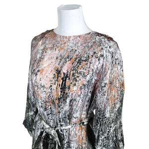 Unisex Hálo - Schiffon dress, size 38 - Gray (3)