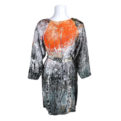 Unisex Hálo - Schiffon dress, size 38 - Gray (2)