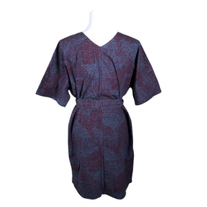 Unisex Marimekko - Dress, size 38 - Wine red (2)
