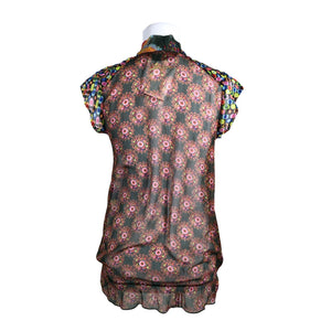 Unisex Desigual - Short-sleeved blouse, size 36 - Green (2)