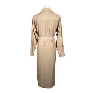 Unisex Uniqlo - Schiffon dress, size 38 - Beige (2)