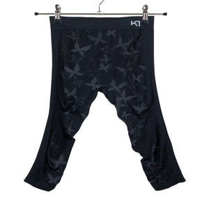 Unisex Kari Traa - Tricot capri pants, size 38 - Black (1)