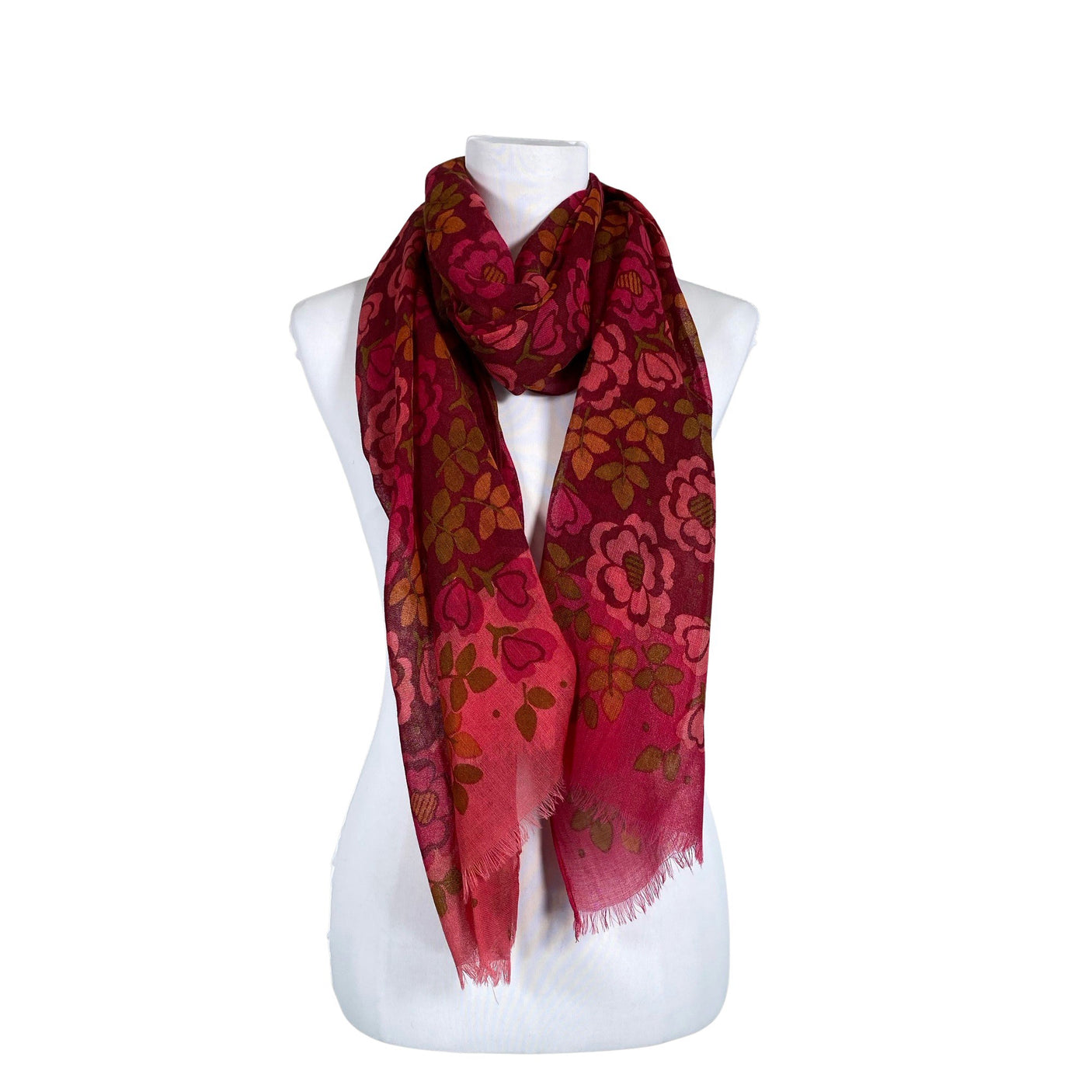 Unisex Gudrun Sjöden - Scarf, size Midi - Red (1)